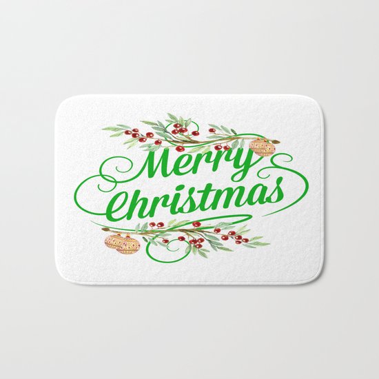 Merry Christmas Bath Mat