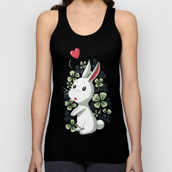 Clover Bunny Unisex Tank Top