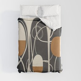Line Form Abstraction 1 Duvet Cover