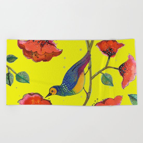 bohobirdie Beach Towel