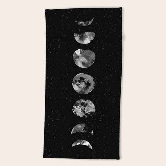 Moon Phases Beach Towel