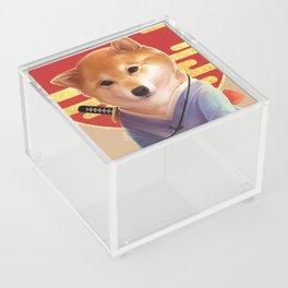 Samurai Shiba Acrylic Box