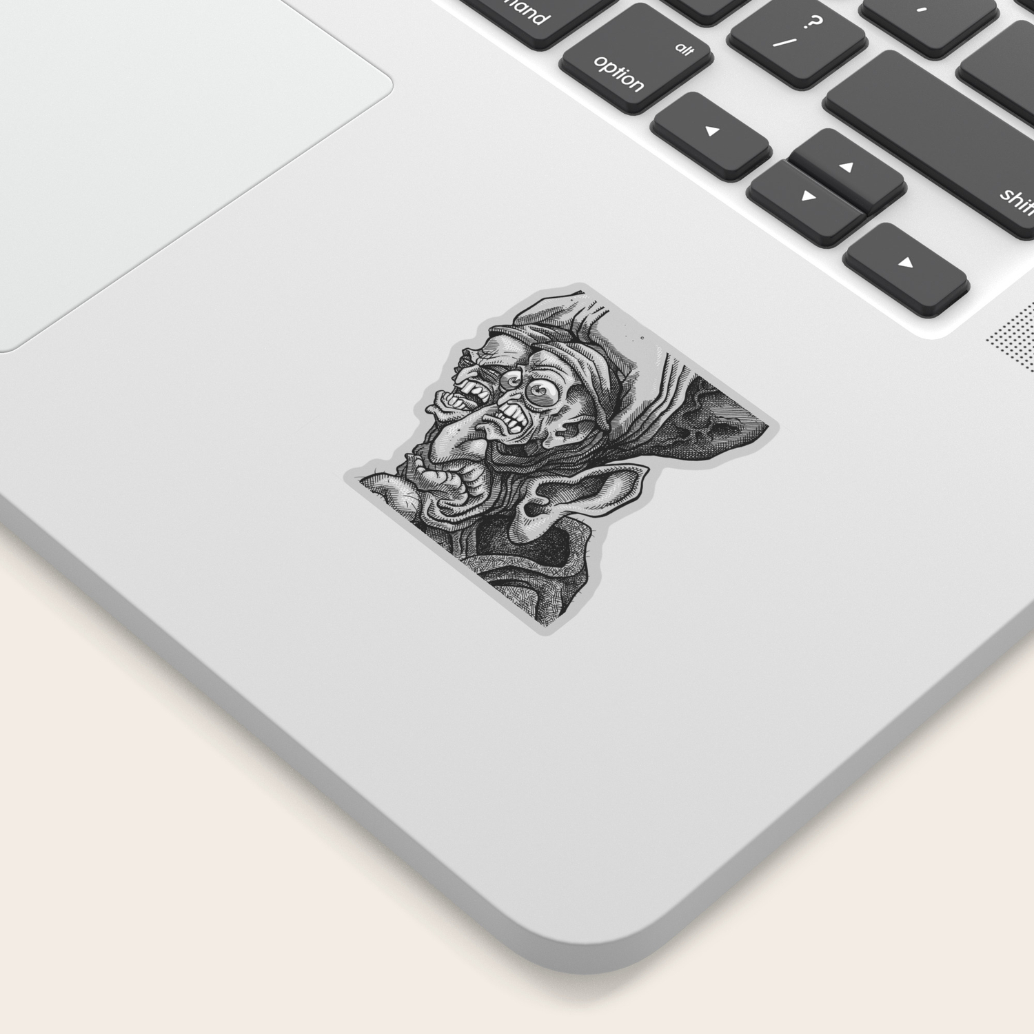 Crazy Angry Eyes Sticker By Prestoons Society6