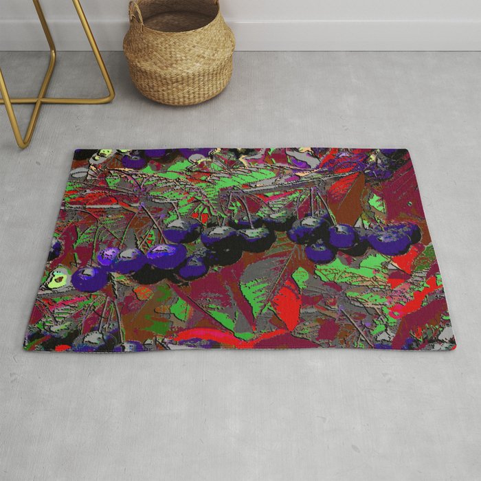 Modern cronked paradise ... Rug