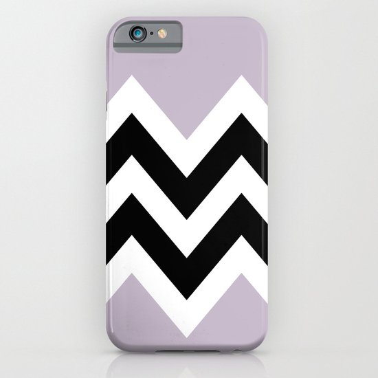 LIGHT PURPLE COLORBLOCK CHEVRON iPhone & iPod Case