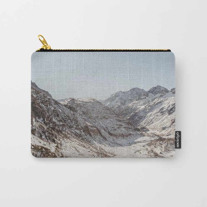 Winter View in the Alps | Nature and Landscape Photography Carry-All Pouch