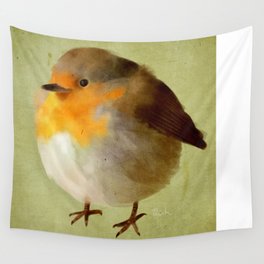 Chubby Bird Wall Tapestry