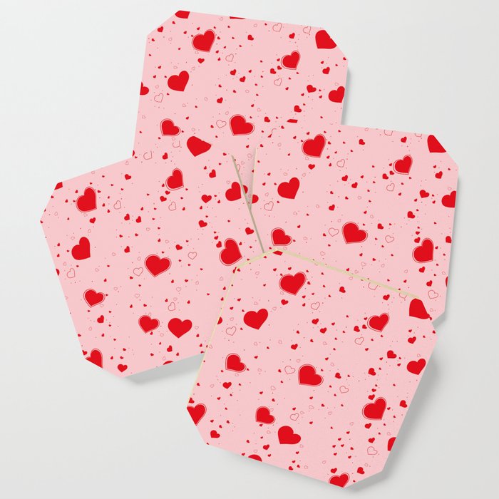 Valentine’s Hearts - Pink Coaster