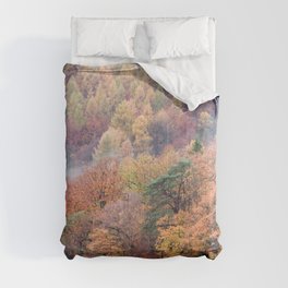 Autumn Trees Panorama Comforter