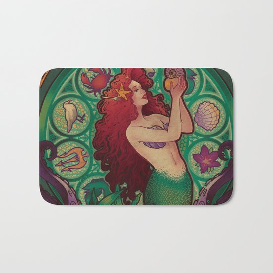 Sous La Mer Bath Mat