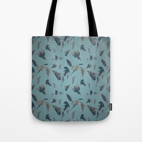 birds pattern Tote Bag
