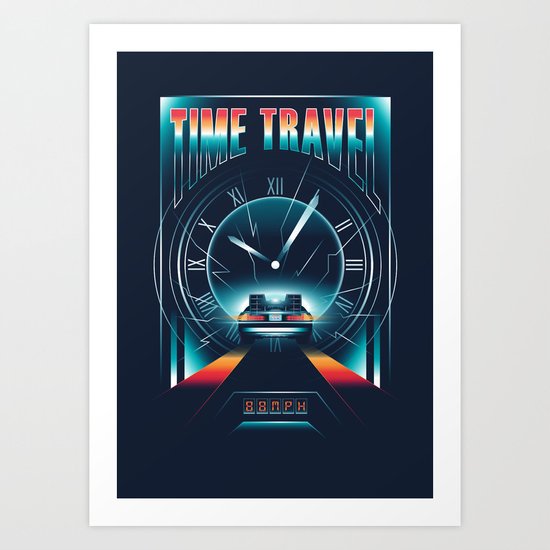 Time Travel Art Print