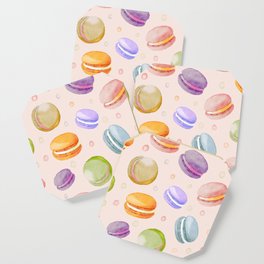 Macarons Pastel Watercolor Coaster