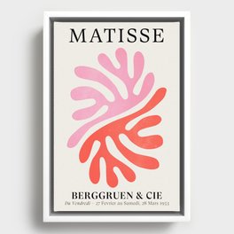 Star Leaves: Matisse Color Series | Mid-Century Edition Framed Canvas