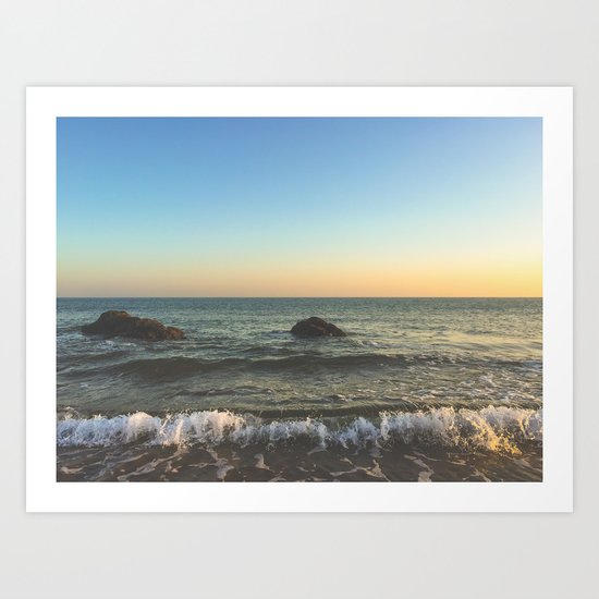 I hear them calling Art Print