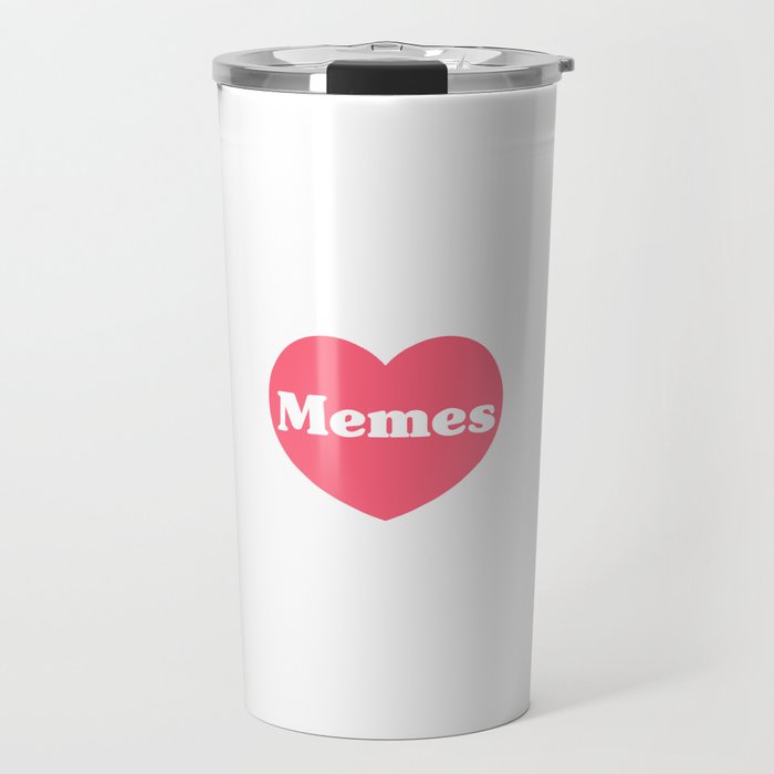 Heart Memes Travel Mug