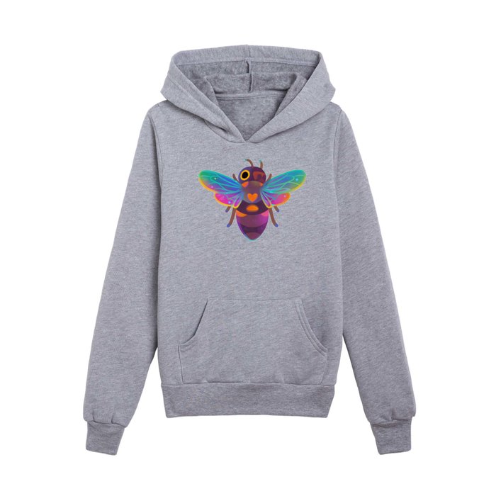 Solitary wasps - bright Kids Pullover Hoodie