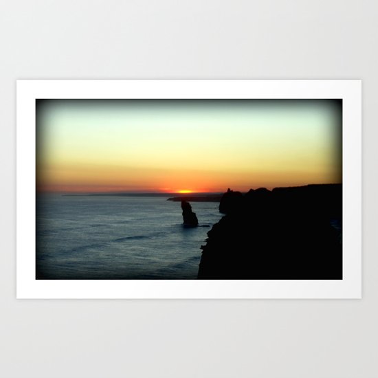 Sunset over the Great Southern Ocean Art Print