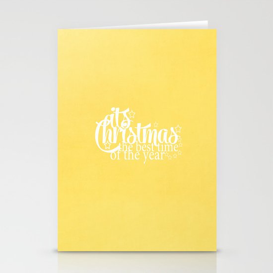 Its Christmas {Gold} Stationery Cards