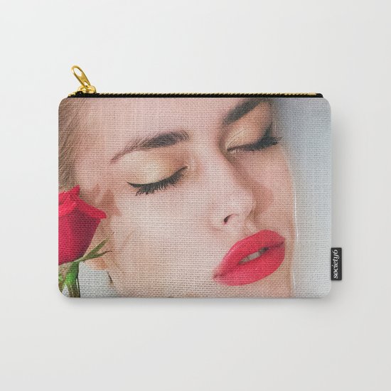 Red lips Carry-All Pouch