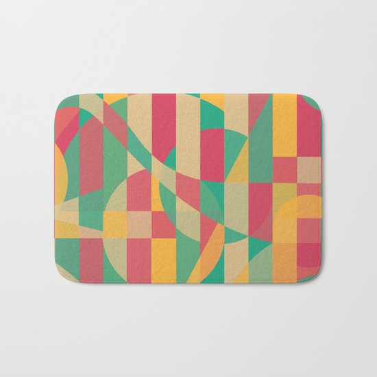 Abstract Graphic Art - Contemporary Music Bath Mat