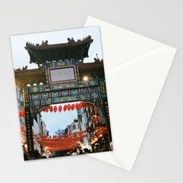 Chinatown Gate in London  Stationery Cards