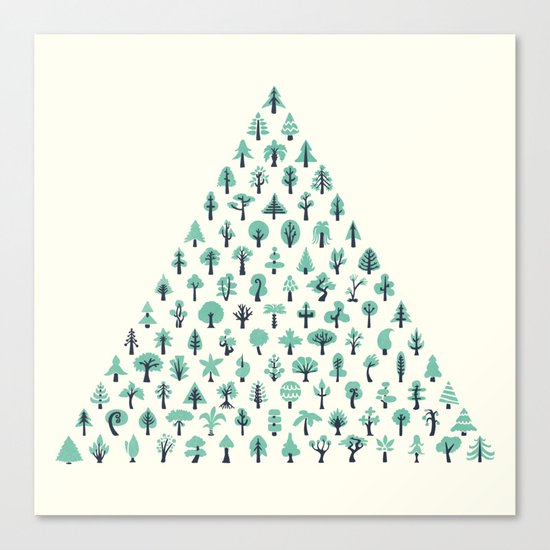 Treeangle Canvas Print