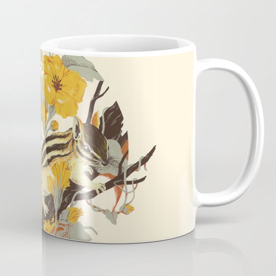 Chipmunk & Morning Glory Mug