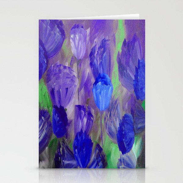 Breaking Dawn in Shades of Deep Blue and Purple Stationery Cards