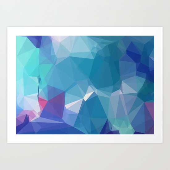 Water Blues Art Print