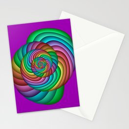 colors on violet -02- Stationery Card