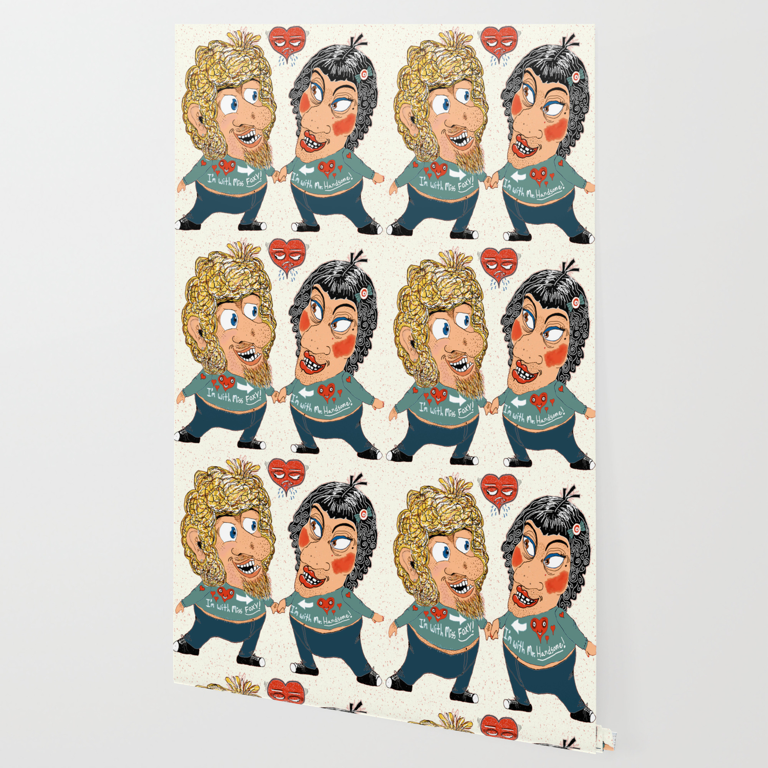 Love Is Blind Ivory Cream Off White Background Wallpaper By Amygale Society6