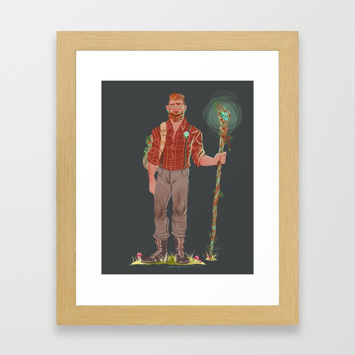 Forest Gentleman Framed Art Print