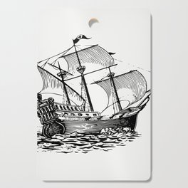 Pirate Ship Cutting Board