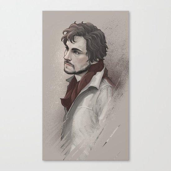 Soft snow Canvas Print
