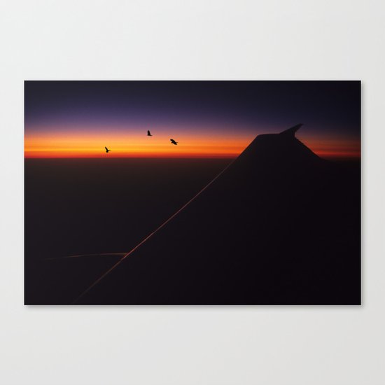 Boeing Sunset Canvas Print