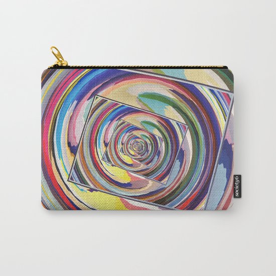 Spinning Colors Abstract Carry-All Pouch