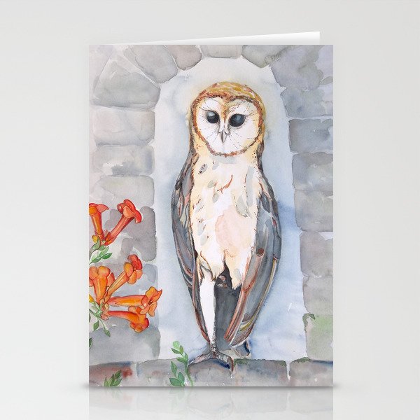 Observer Owl Stationery Cards
