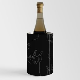 Black Dobermann Wine Chiller