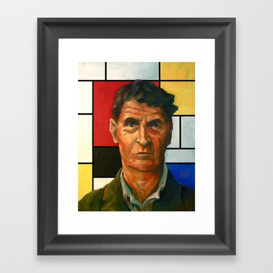 Ludwig Wittgenstein Framed Art Print