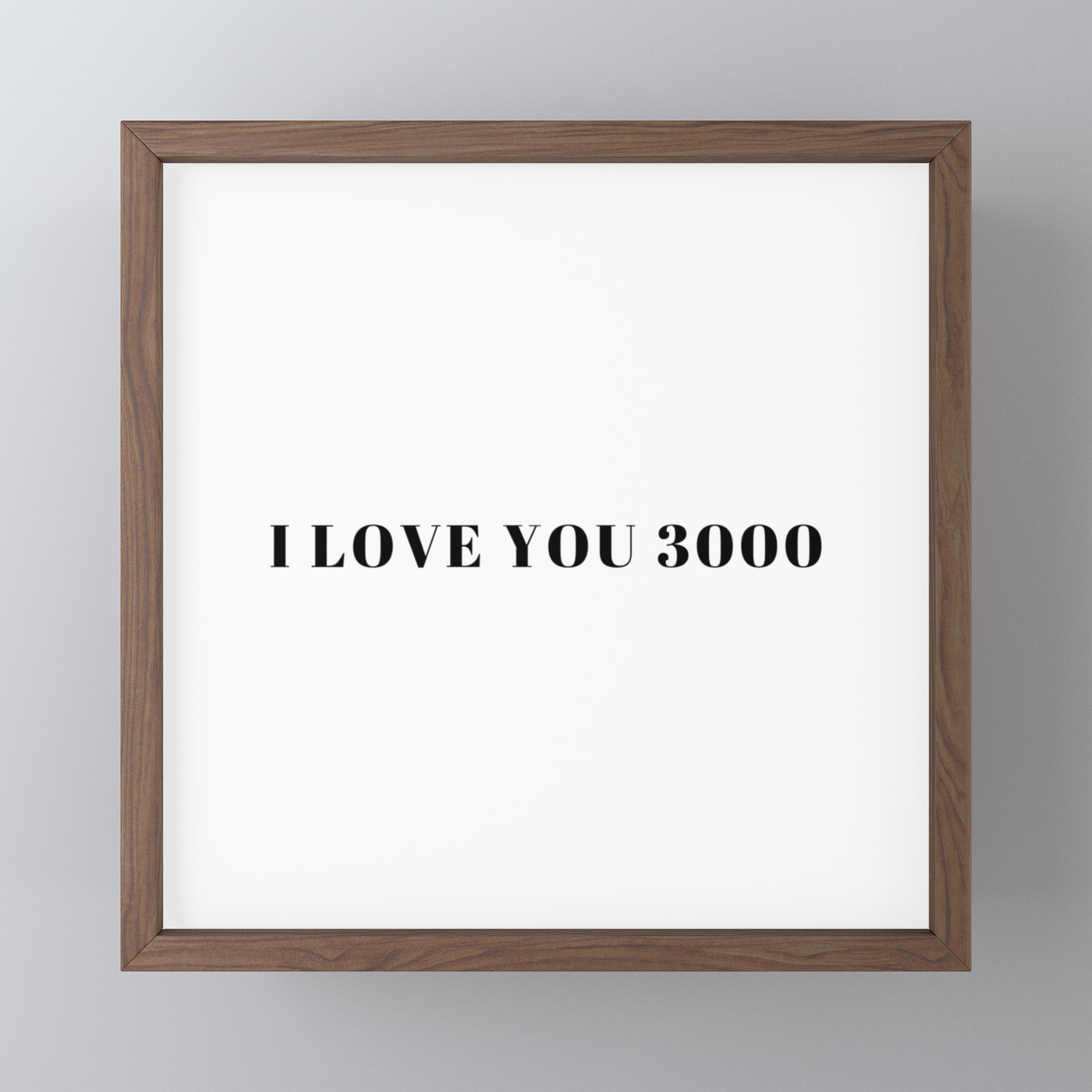 Endgame I Love You 3000 Framed Mini Art Print By Jewellbruce Society6
