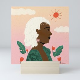 Fire Girl Mini Art Print