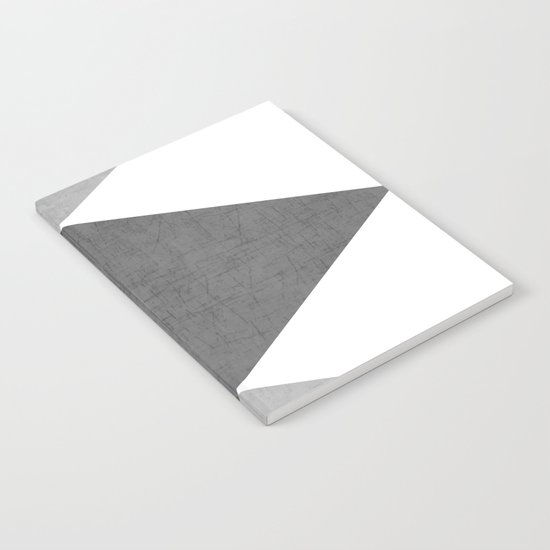 black and white triangles Notebook