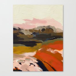fall abstract landscape Canvas Print