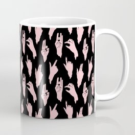 pink n black swipes Coffee Mug