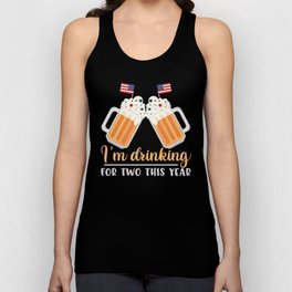 I'm Drinking For Two This Year Unisex Tank Top
