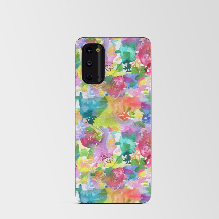 Modern Botanical Watercolor  Android Card Case