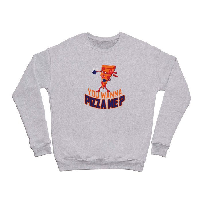 Pizza Boxer Crewneck Sweatshirt