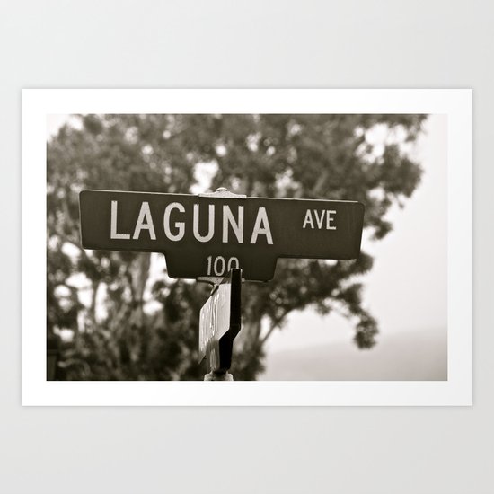 Laguna Art Print