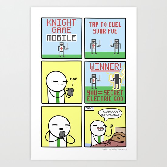 Antics #347 - next gen Art Print